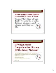 Microsoft PowerPoint - SRCL Webinar Re ELs and IES Practice Guide GERSTEN kdv.pptx [Read-Only]