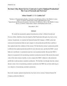 Mathematical optimization / Iran / Systems theory / National Iranian Oil Company / Bellman equation / South Pars / North Dome Gas-Condensate field