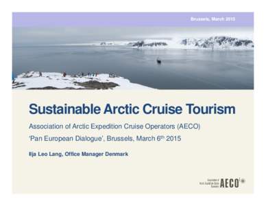 Microsoft PowerPoint[removed]AECO Sustainable Cruise Tourism, Brussels