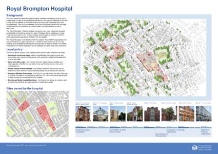 Royal Brompton Hospital Background For many years the Royal Brompton Hospital had been considering moving out of the borough in order to consolidate its activities on one campus. Recently it decided to stay and consolida