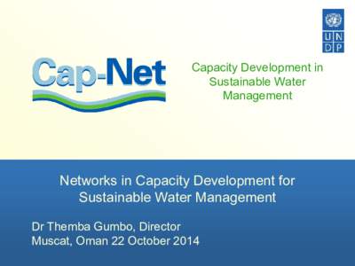 Capacity Building in Integrated Water Resources Management