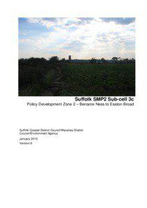 Suffolk SMP2 Sub-cell 3c  Policy Development Zone 2 – Benacre Ness to Easton Broad