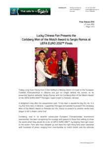 Microsoft Word - Carlsberg Man of the Match tournament press release MATCH 29 (China) - for merge.doc