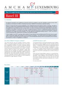 Top 10 Legal Issues prepared by the AMCHAM Financial Services Committee  6 Updated Q1 2014