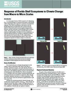 Response of Florida Shelf Ecosystems to Climate Change: from Macro to Micro Scales Introduction A IDA