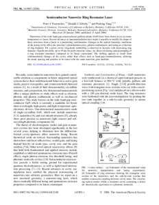 PRL 96, PHYSICAL REVIEW LETTERS week ending 14 APRIL 2006