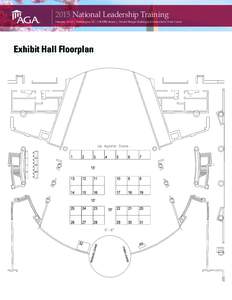 2015 National Leadership Training February 11–12 | Washington, DC | 14 CPE Hours | Ronald Reagan Building and International Trade Center Exhibit Hall Floorplan  