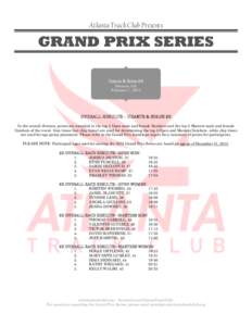 Atlanta Track Club Presents  GRAND PRIX SERIES Hearts & Soles 5K Decatur, GA February 7, 2015