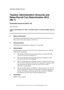 Templates and checklist for the notification of registrable instruments on the ACT legislation register