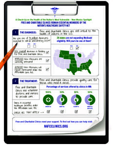 A Check-Up on the Health of the Nation’s Most Vulnerable - New Mexico Spotlight  FREE AND CHARITABLE CLINICS REMAIN ESSENTIAL MEMBERS OF THE NATION’S HEALTHCARE SAFETY NET  1