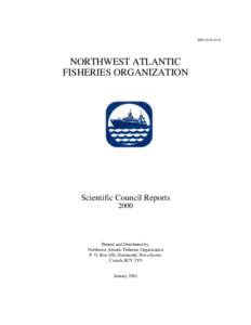 ISSN[removed]NORTHWEST ATLANTIC FISHERIES ORGANIZATION  Scientific Council Reports