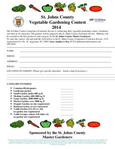 Microsoft Word - Vegetable contest 2014.doc