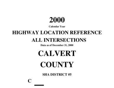 Maryland Route 760 / Maryland Route 402 / Maryland Route 497 / Maryland Route 263 / Maryland Route 260 / Maryland Route 264 / Maryland Route 765 / Maryland Route 778