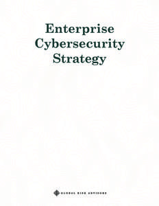 Enterprise Cybersecurity Strategy TABLE OF CONTENTS