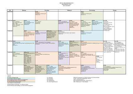 INSTITUT	FÜR	KUNSTGESCHICHTE WOCHENPLAN	FS	.2016 Zeit