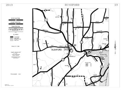 STATE SYSTEM COUNTY SYSTEM TOWN SYSTEM BLACKTOP IMPROVEMENT PROGRAM GRAVEL