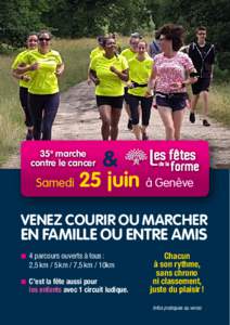 35e marche contre le cancer Samedi  &