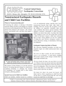 CUSEC  Central United States Earthquake Consortium[removed]E. Holmes Rd., Memphis, TN[removed]3570