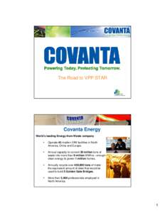 Microsoft PowerPoint - Covanta Indy Road to VPP [Compatibility Mode]