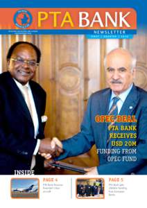 PTA Bank newsletter the eastern and southern african trade and development bank