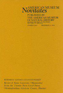 Richard H. Tedford / Gilchrist / Hemingfordian North American Stage / Osbornodon iamonensis / Euoplocyon / Cenozoic / Phanerozoic / Geologic time scale