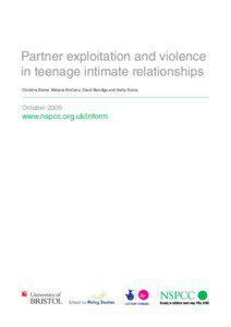 Partner exploitation and violence in teenage intimate relationships
