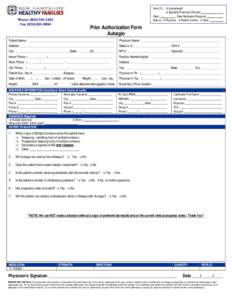 Oral Oncology Referral Form