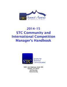 2014–15  STC Community and International Competition Manager’s Handbook