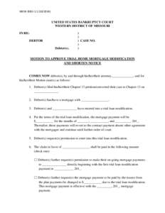 Microsoft Word - Local Form MOW[removed]Approval of Trial Loan Modification