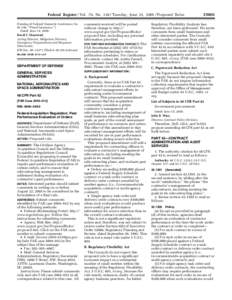 Federal Acquisition Regulation / Politics of the United States / Public administration / Rulemaking / Federal Register / Systems Engineering and Technical Assistance / Berry Amendment / United States administrative law / Government / Government procurement in the United States