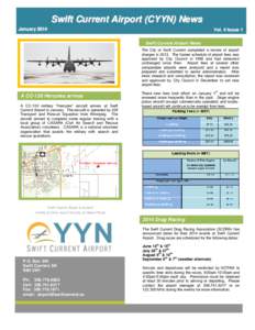 Swift Current Airport (CYYN) News January 2014