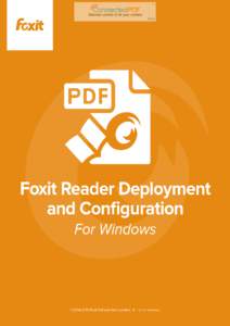 Foxit Reader Deployment and Configuration