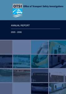 Office of Transport Safety Investigations Annual Report[removed]