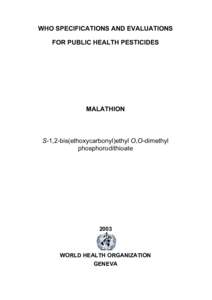 Microsoft Word - Malathion evaluation and spec WHO May 2004b.doc