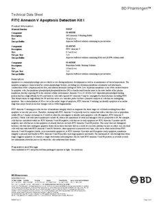 BD Pharmingen™ Technical Data Sheet