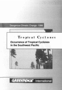 Dangerous Climatic Change[removed]Tropical Cyclones