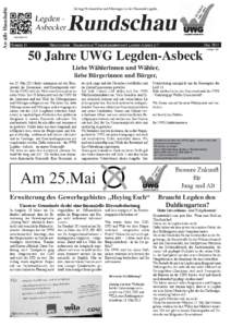 An alle Haushalte  Zeitung für Ansichten und Meinungen in der Gemeinde Legden Legden Asbecker