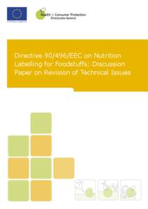 EUROPEAN COMMISSION  Directive[removed]EEC on Nutrition Labelling for Foodstuffs: Discussion Paper on Revision of Technical Issues