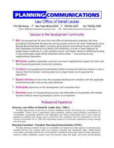 Word Pro - Dan Lauber Law-Planning Resume - Applicants .lwp