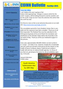 ‘UNIFYING NEONATAL NURSES GLOBALLY’  COINN Bulletin Feb Mar 2014