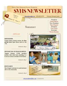  Sierra Vista Historical Society Newsletter