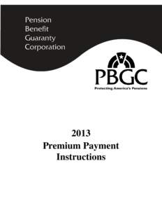 2013 Premium Payment Instructions