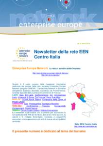 N° 6 annoNewsletter della rete EEN Centro Italia Enterprise Europe Network