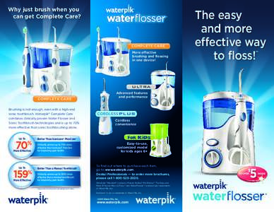 Waterpik Patient Education Brochure