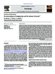 NeuroImage[removed]–330  Contents lists available at ScienceDirect NeuroImage j o u r n a l h o m e p a g e : w w w. e l s e v i e r. c o m / l o c a t e / y n i m g