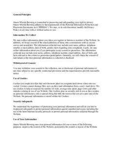 Internet privacy / Computing / Data privacy / HTTP cookie / Personal Information Protection and Electronic Documents Act / Privacy policy / Information privacy law / Network Advertising Initiative / Privacy law / Ethics / Privacy