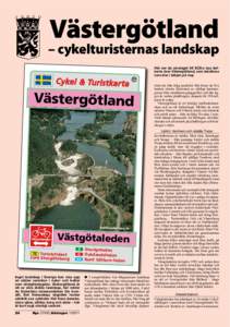 Västergötland  – cykelturisternas landskap &\ NHO	7XULV WNDU WD  9¤VWHUJ¶WODQG