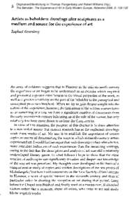 Originalveröffentlichung in: Thomas Frangenberg und Robert Williams (Hg.), The Beholder. The Experience of Art in Early Modern Europe, Aldershot 2006, S[removed] 