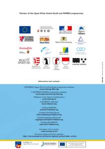 Partners of the Upper Rhine Centre-South and PAMINA programmes:  REGIONAL VERBAND République et Canton du Jura