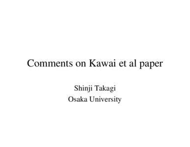 Microsoft PowerPoint - AEEF_comments on Kawai et al paper_dec08_Takagi [Compatibility Mode]